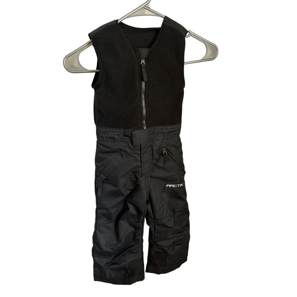 Arctix Black Snow Pants Ski Pants Winter Snow Size 2T Bib